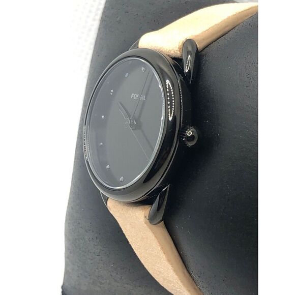 Fossil ES4889 Women's Sand Leather Analog Black Dial Quartz Genuine Watch KS290 - Picture 2 of 9